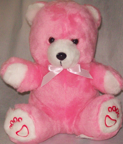 Pembe peluş ayıcık                         