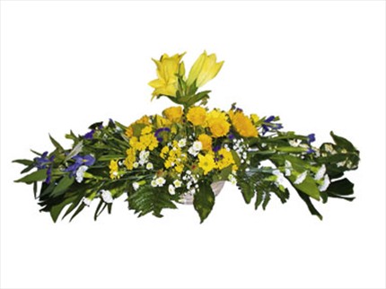 Cenaze için mevsim aranjmanı